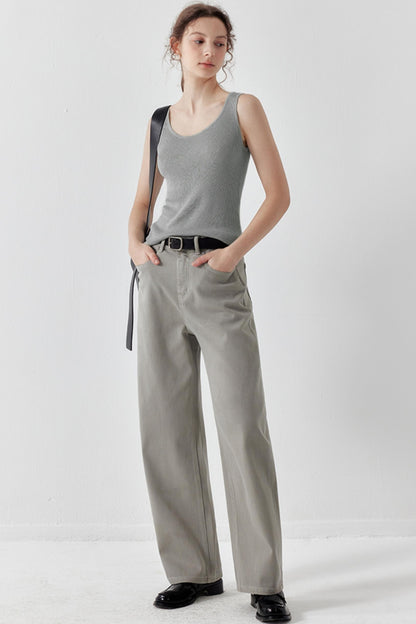 Soft Wool Knit Tank Top