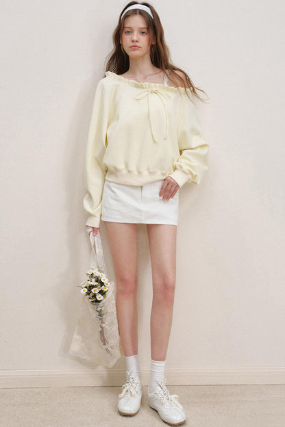 Breathing Cotton Raglan Sweatshirt