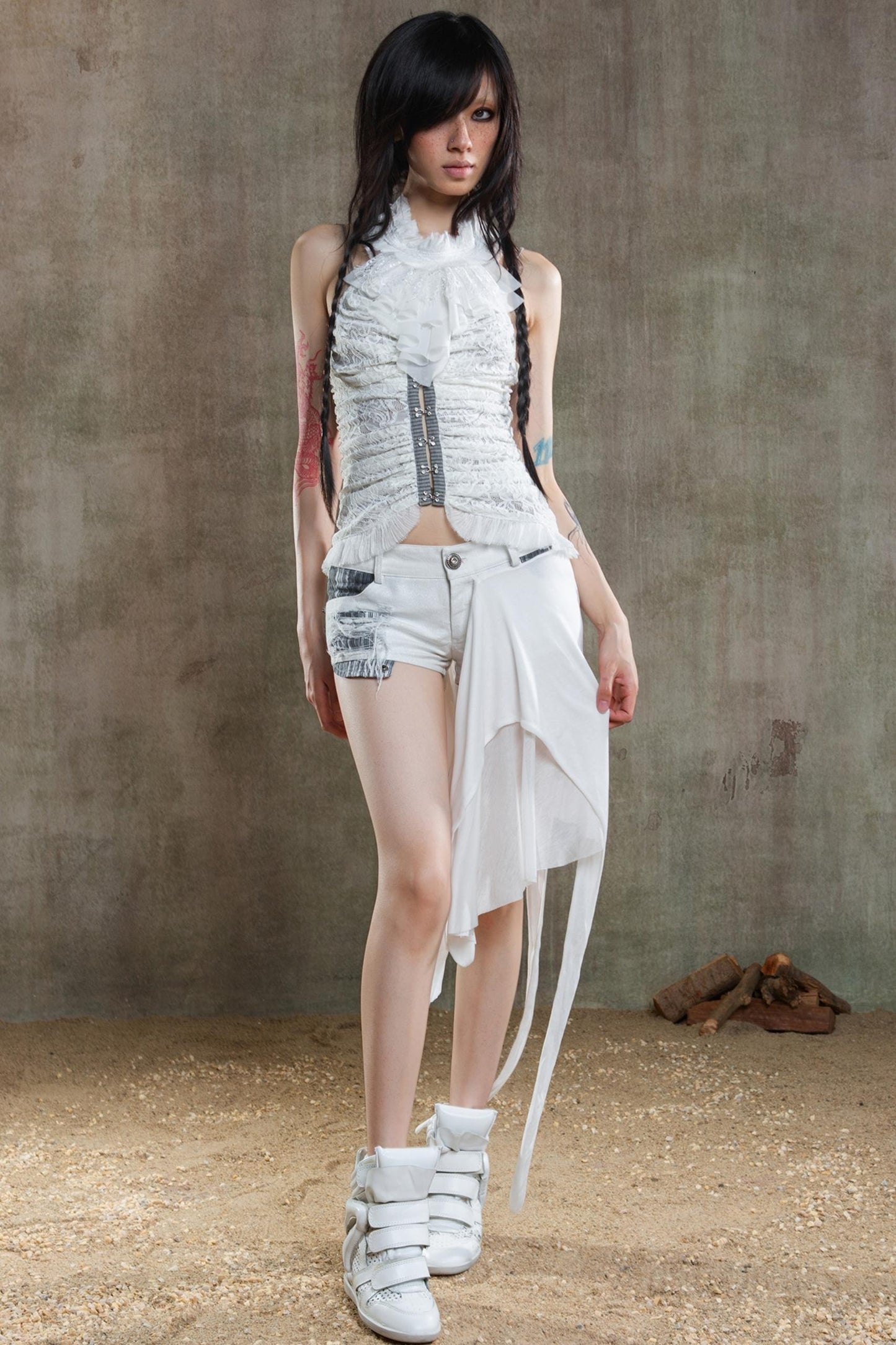 Denim Multi-Wear Shorts