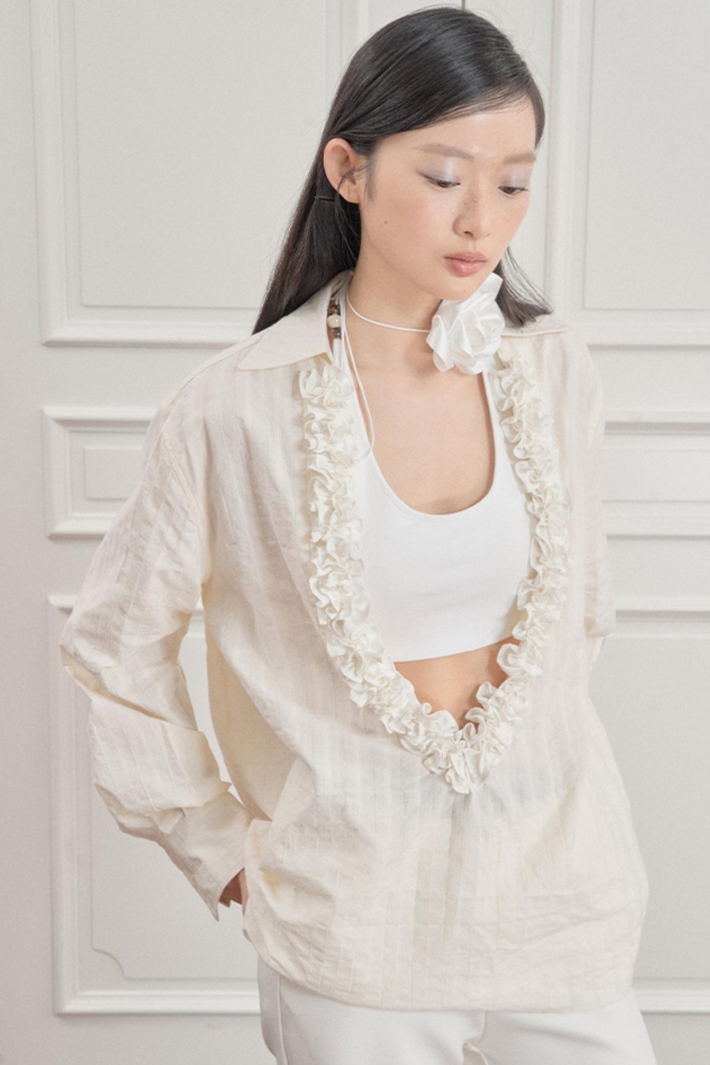 Wandering Blue Striped Blouse