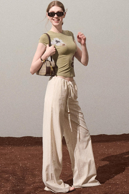 Amber Striped Pants Set-Up