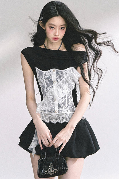 Summer Lace Slimming Top