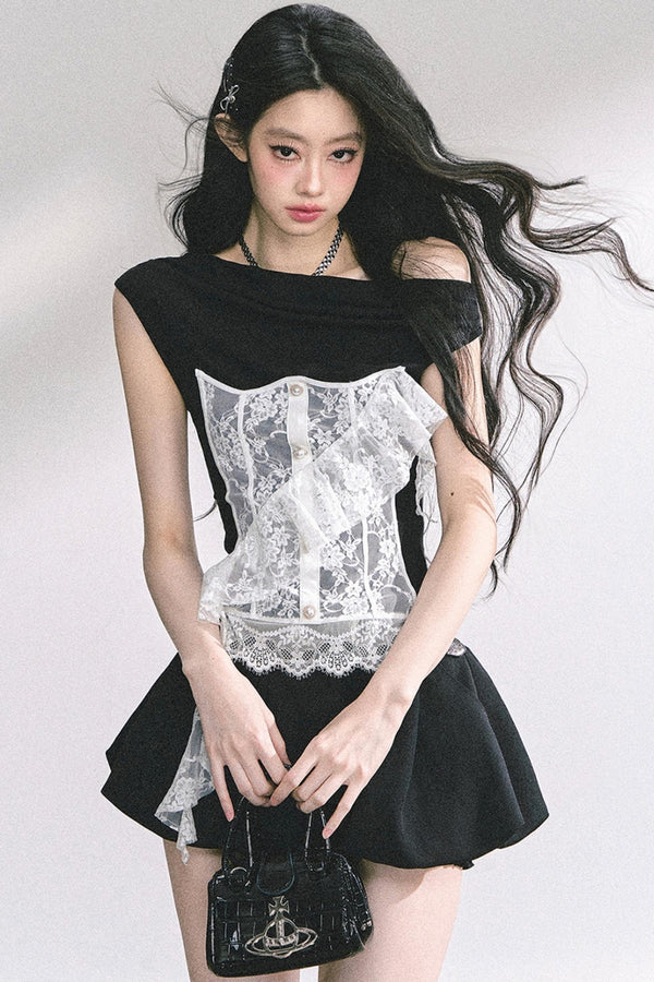 Summer Lace Slimming Top