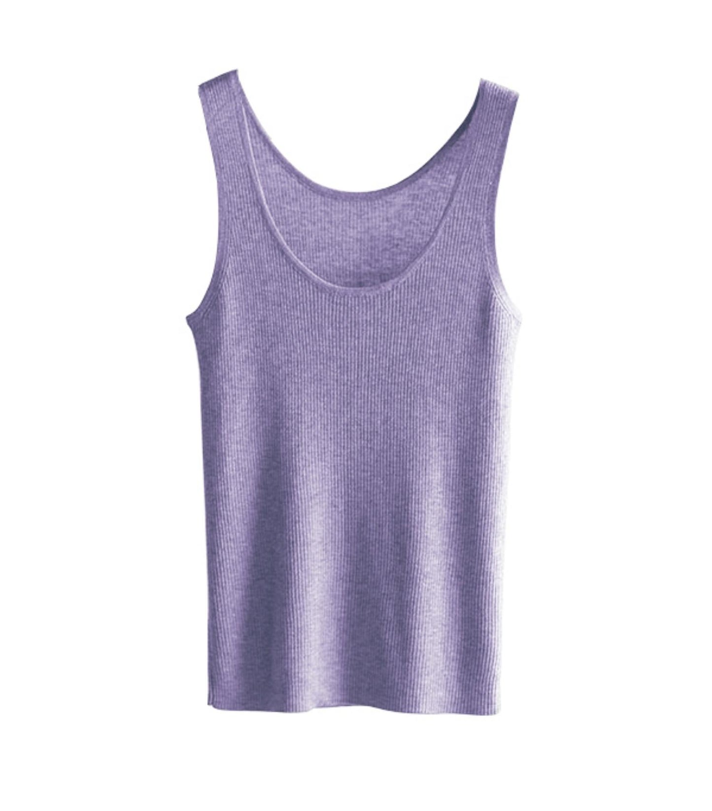 Soft Wool Knit Tank Top