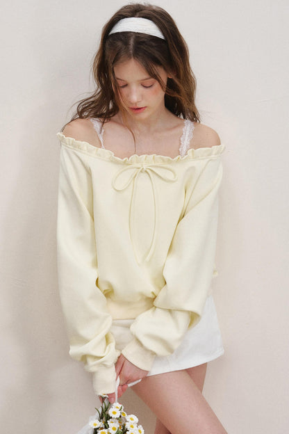 Breathing Cotton Raglan Sweatshirt