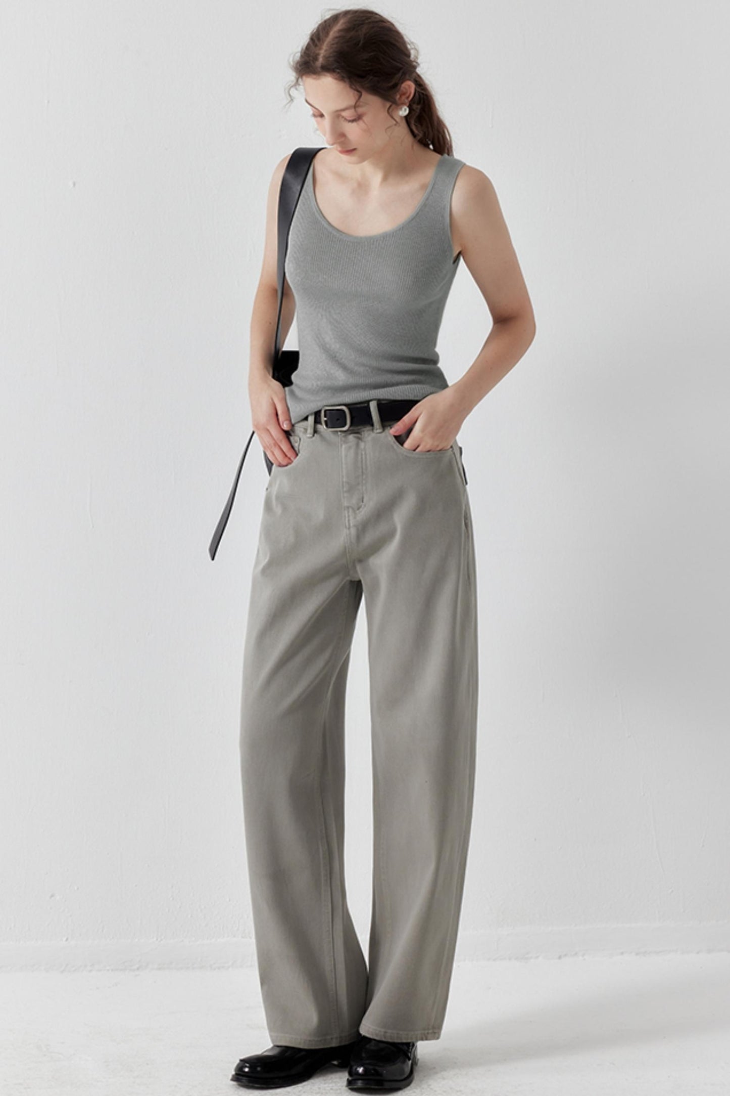 Soft Wool Knit Tank Top