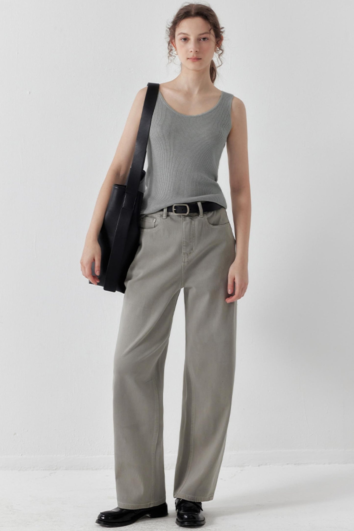 Soft Wool Knit Tank Top