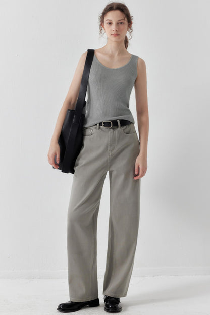 Soft Wool Knit Tank Top