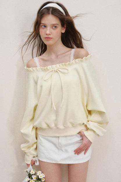 Breathing Cotton Raglan Sweatshirt