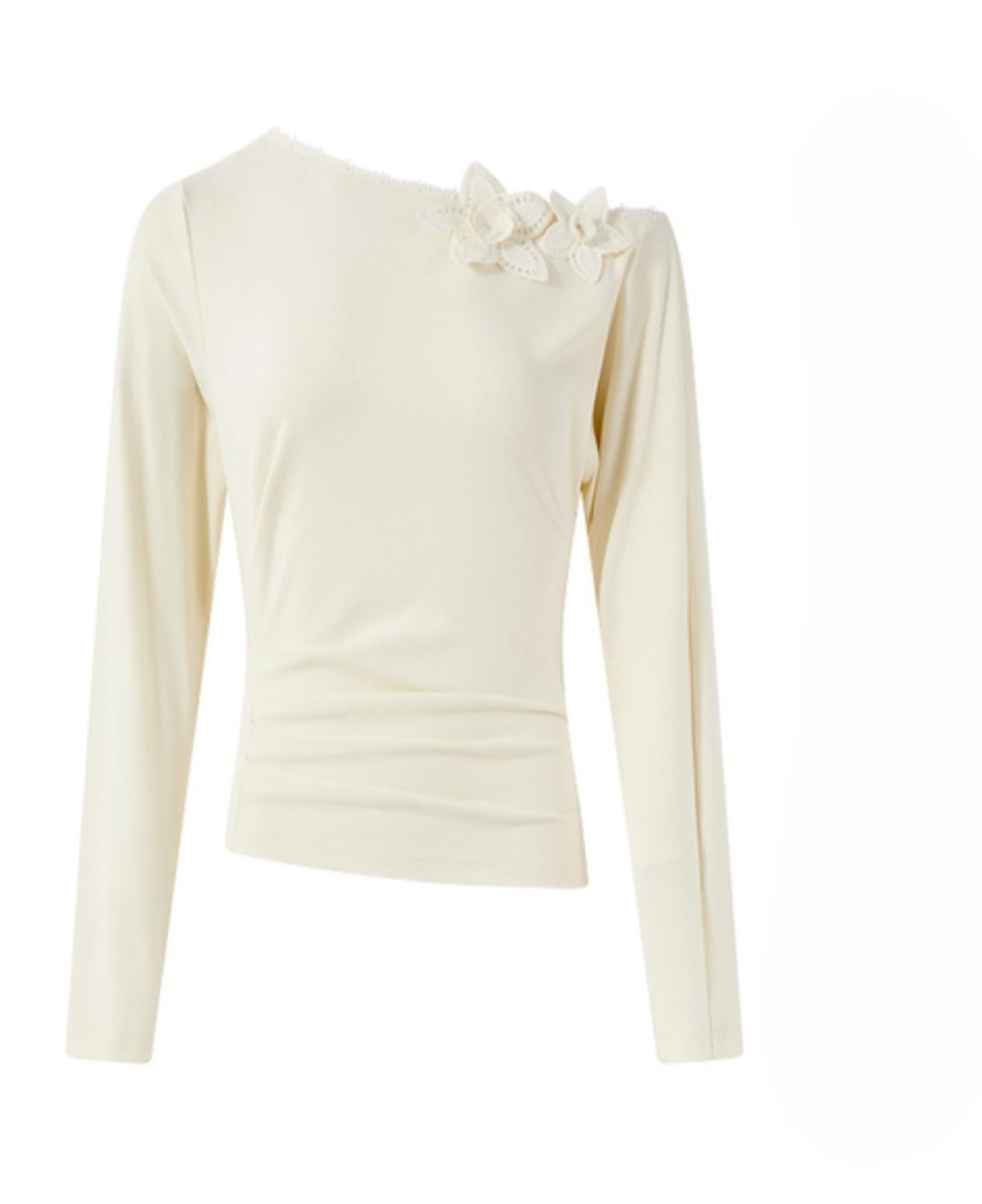 New Knitted Floral Sweater