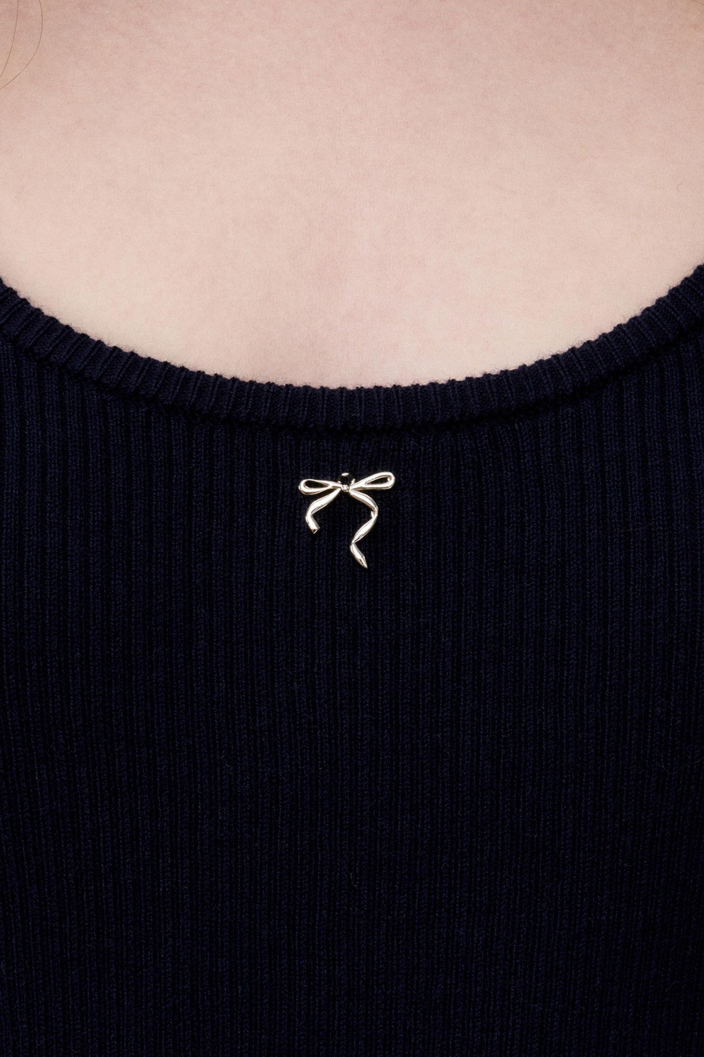 Lace Patchwork Knit Suspenders