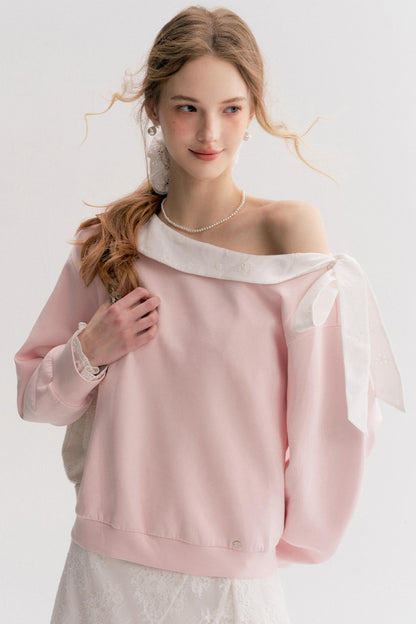 Balletcore Lace Sweatshirt