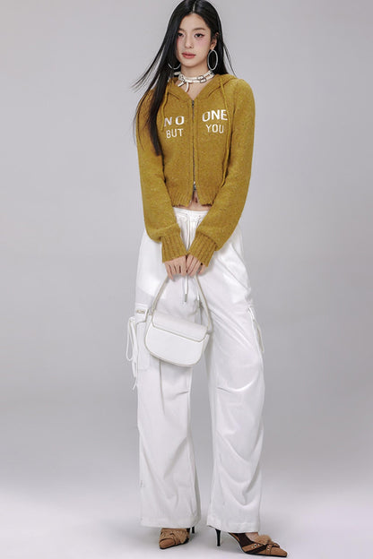 Vintage Knit Hooded Sweater