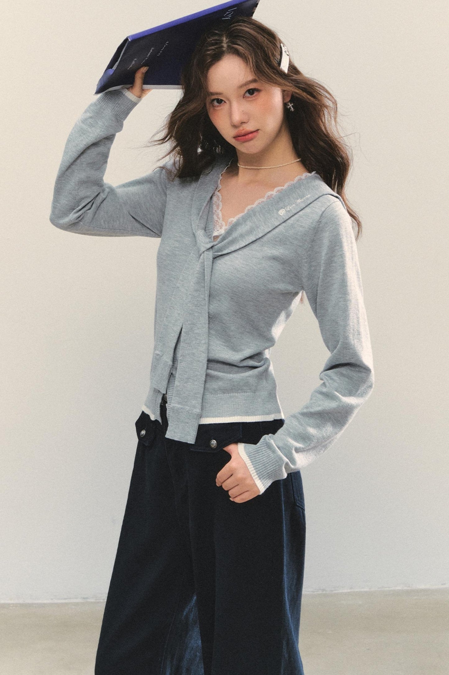 Luxe Patchwork Knit Sweater