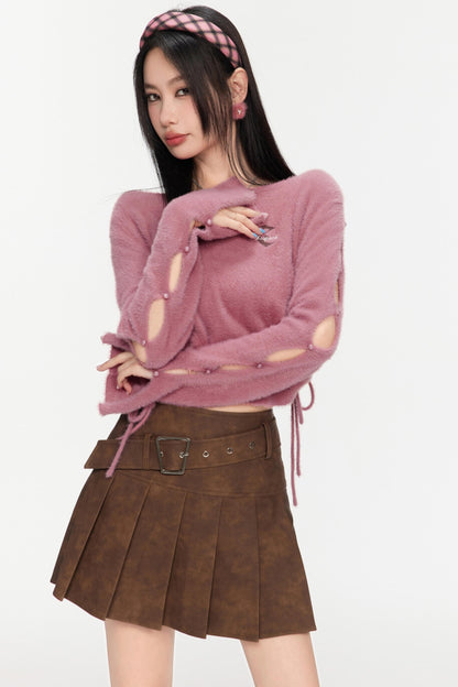 Sweet Caramel Knit Sweater