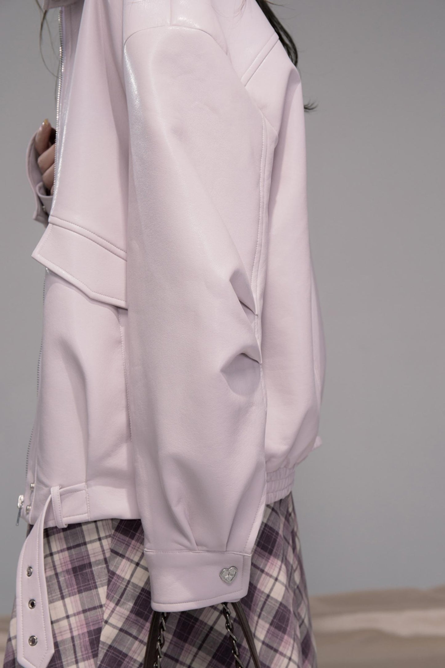 Dark Night Purple Plaid Fringe Dress