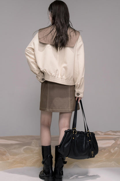 Mountain Apricot Denim Jacket Set-Up