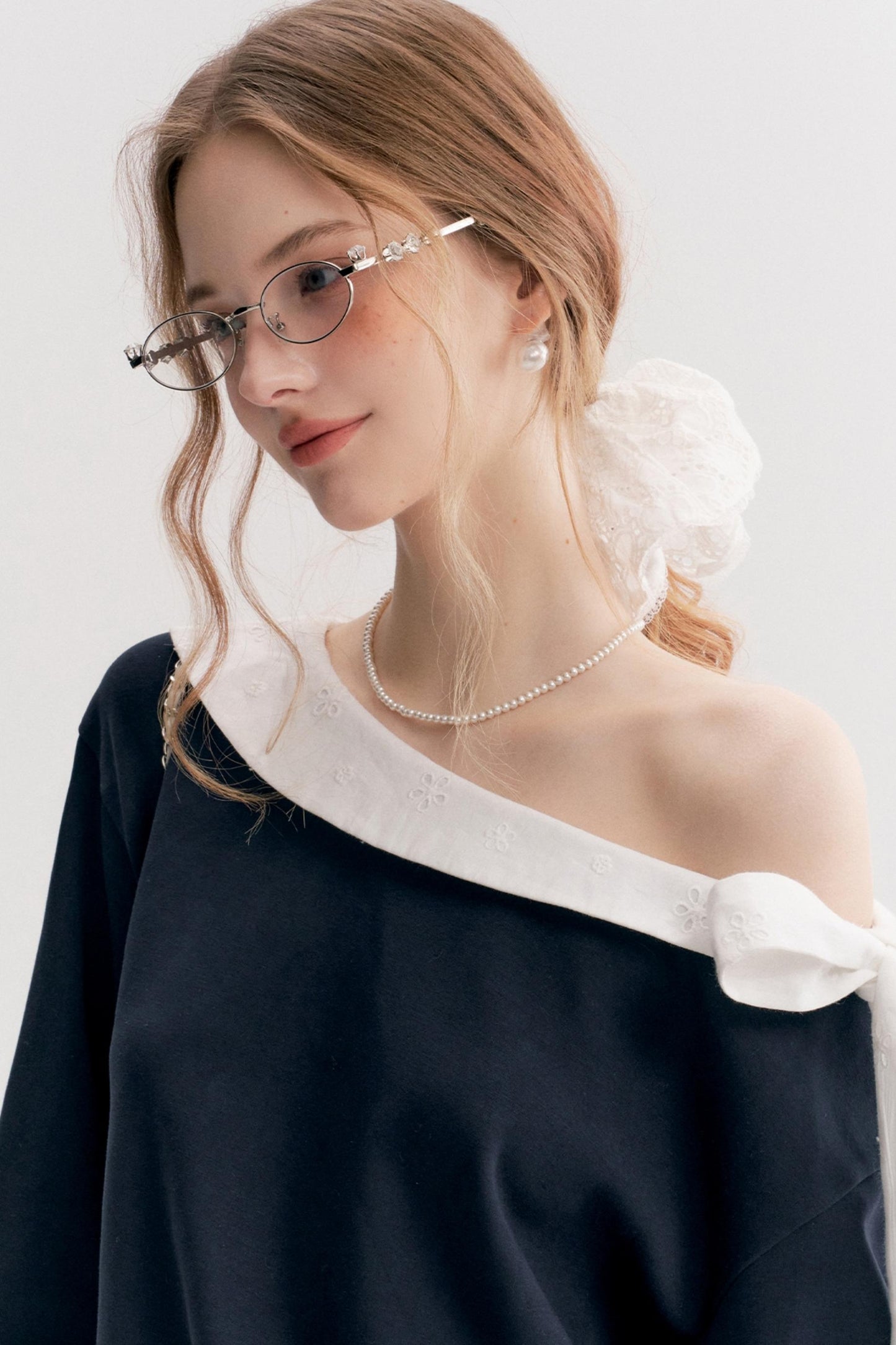 Balletcore Lace Sweatshirt