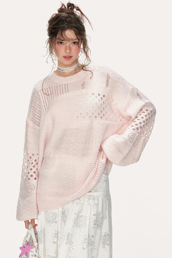 Lazy Sweet Multi-Layered Sweater