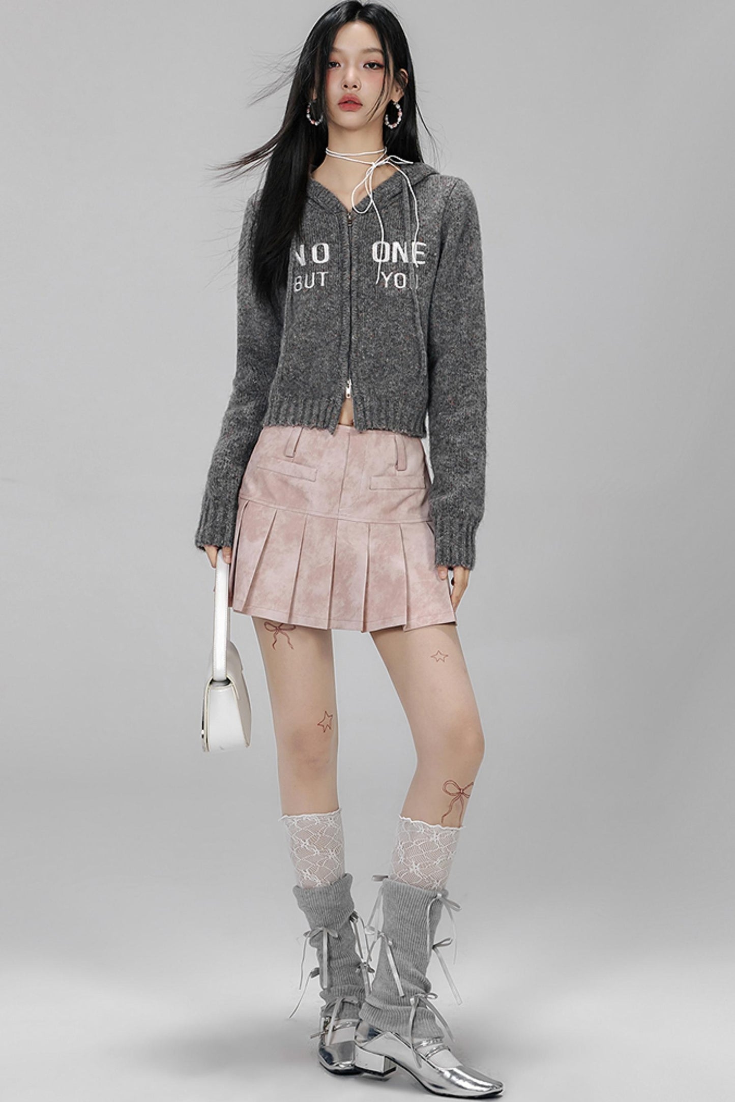 Vintage Knit Hooded Sweater