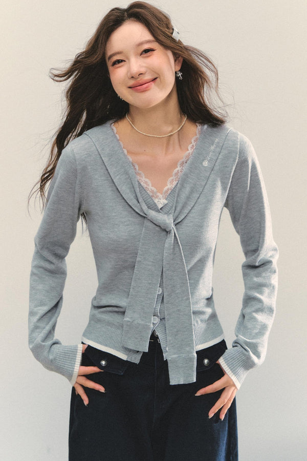 Luxe Patchwork Knit Sweater