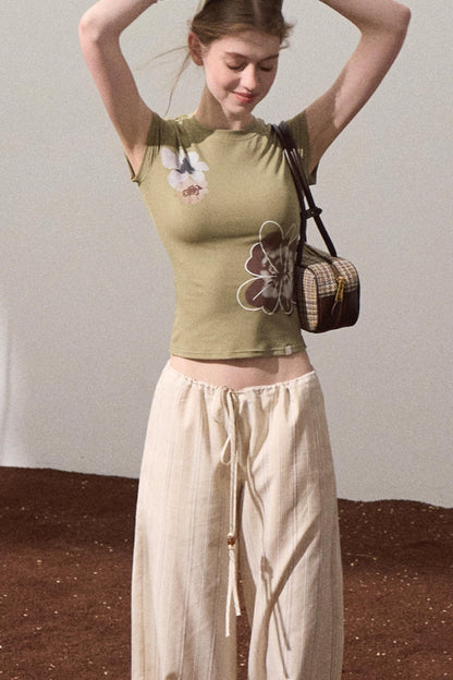 Amber Striped Pants Set-Up