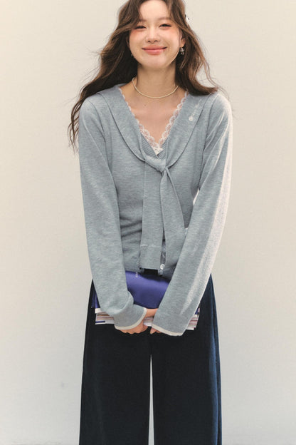 Luxe Patchwork Knit Sweater