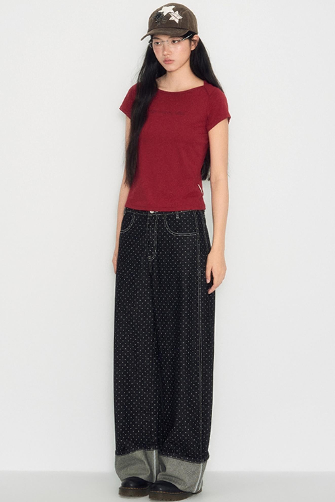 Sweet Summer Dots Skinny Pants