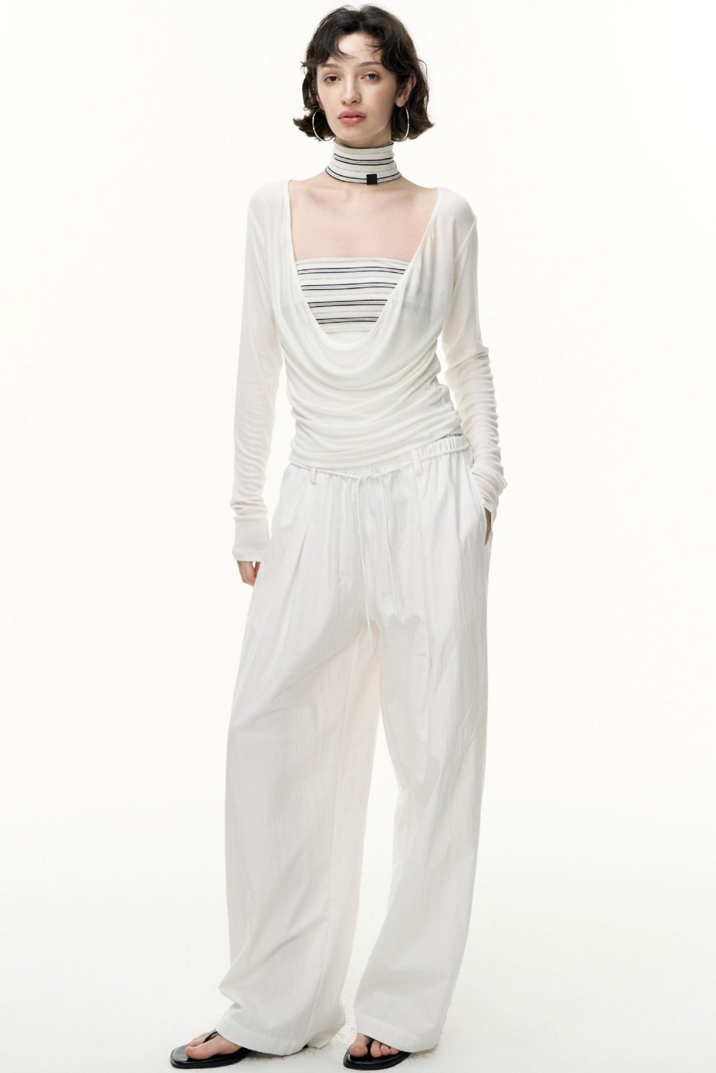 Striped Bandeau Skirt Set-Up