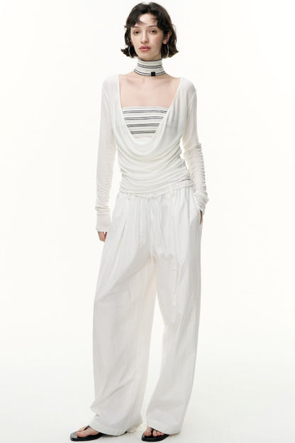 Striped Bandeau Skirt Set-Up