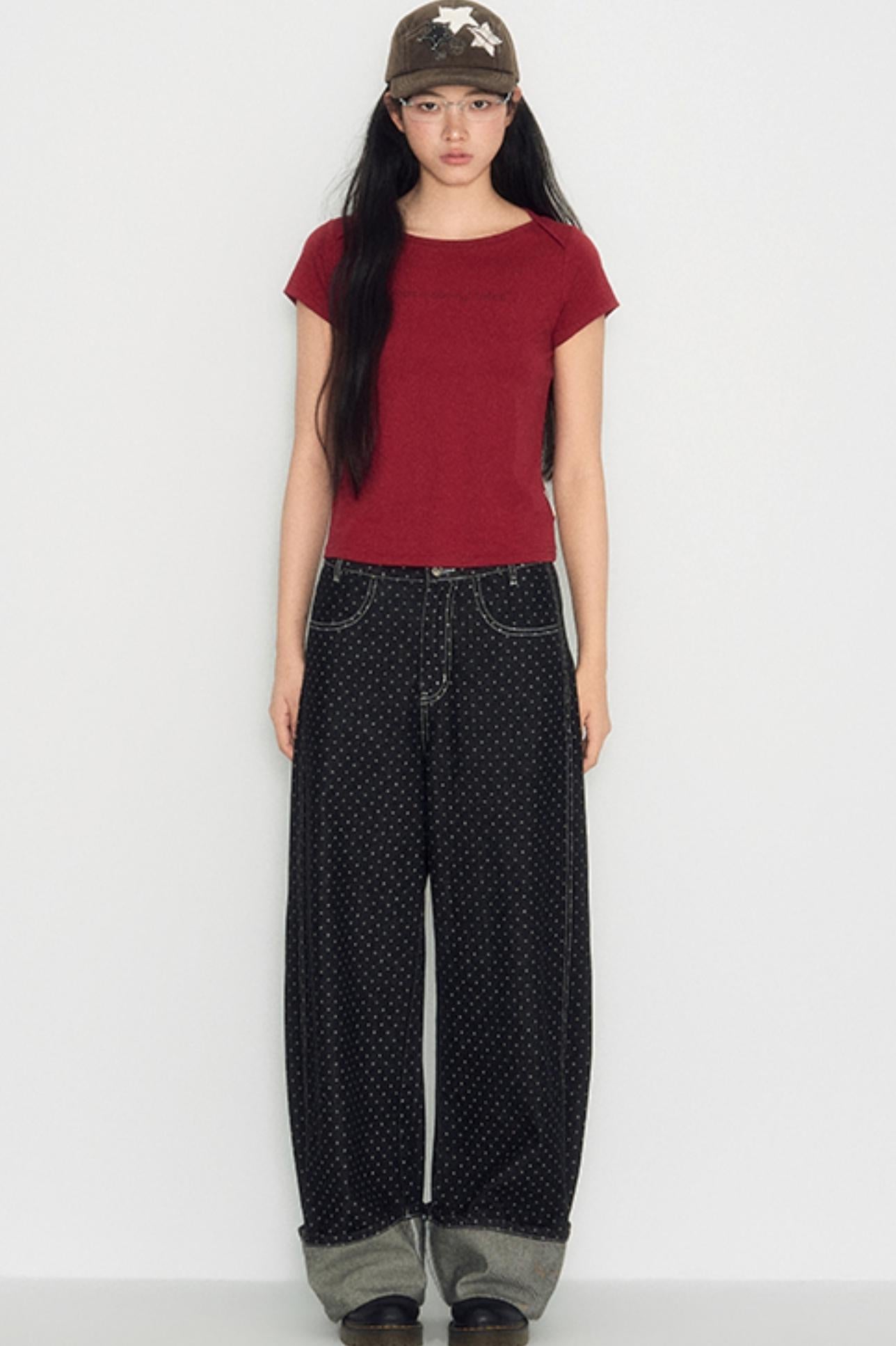 Sweet Summer Dots Skinny Pants