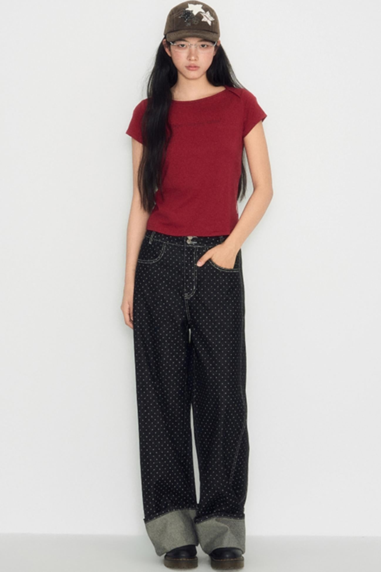 Sweet Summer Dots Skinny Pants