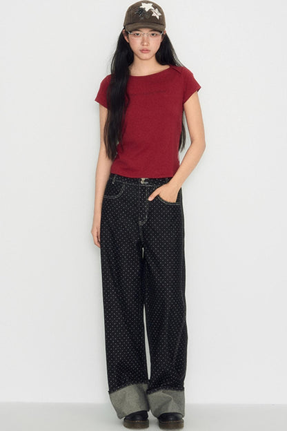 Sweet Summer Dots Skinny Pants