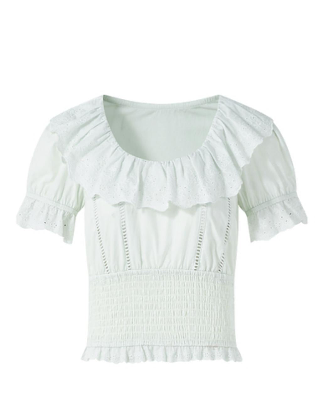 Puff Sleeve Top Skirt Set-Up