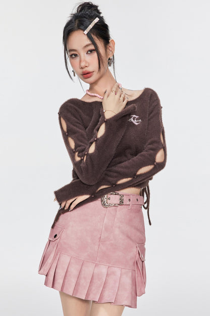 Sweet Caramel Knit Sweater