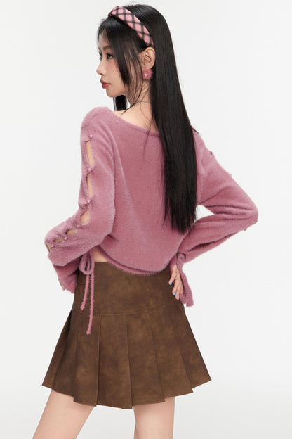 Sweet Caramel Knit Sweater