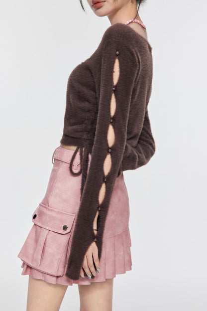 Sweet Caramel Knit Sweater