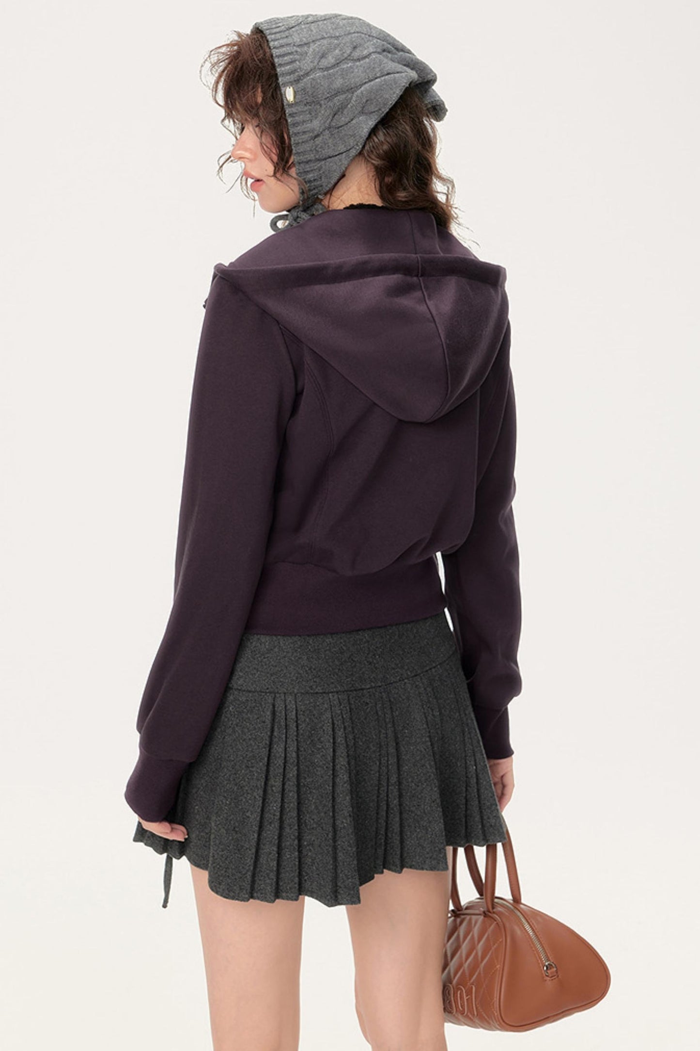 Elegant Hooded Cardigan