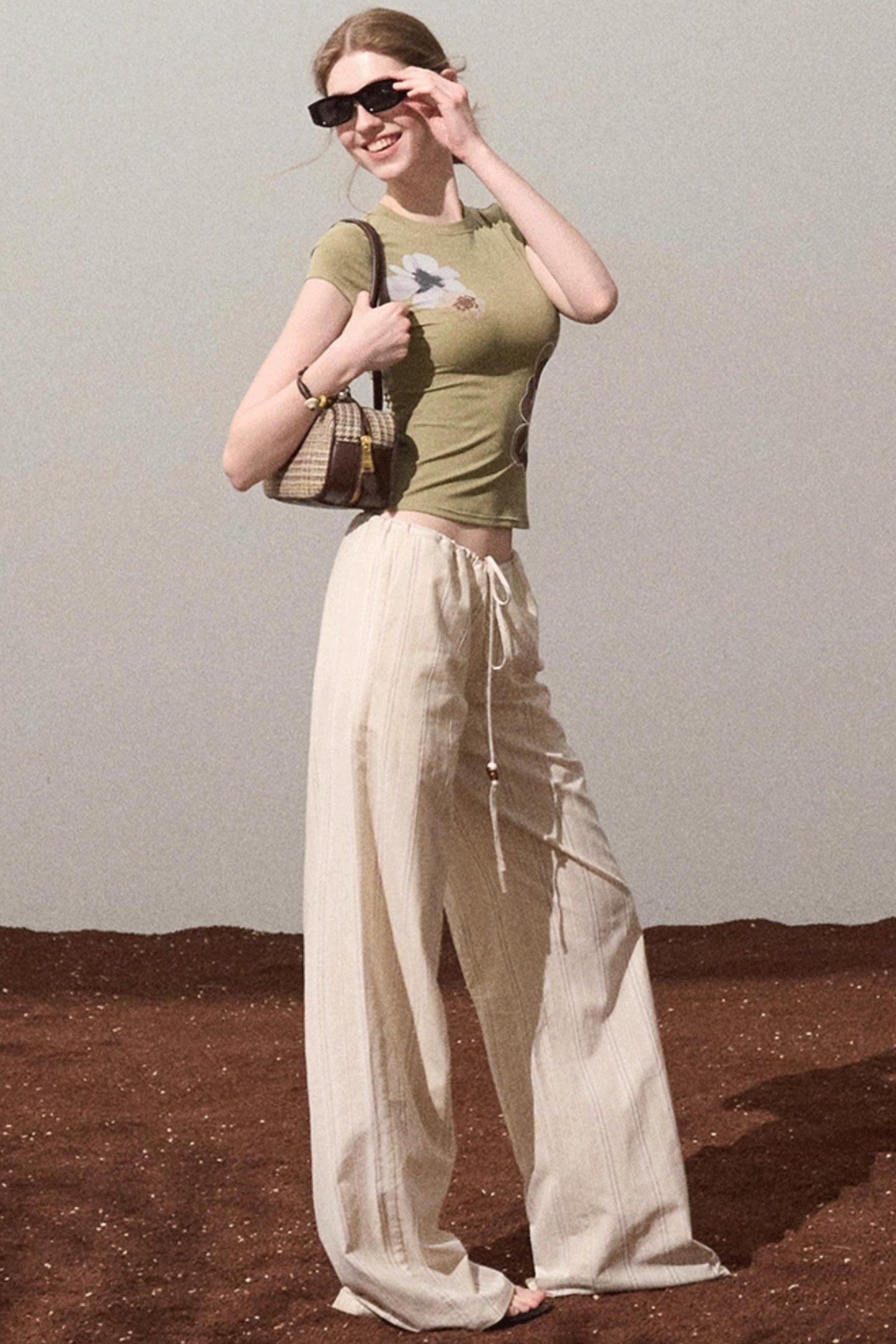 Amber Striped Pants Set-Up