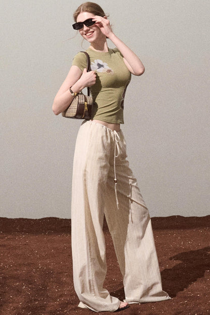 Amber Striped Pants Set-Up