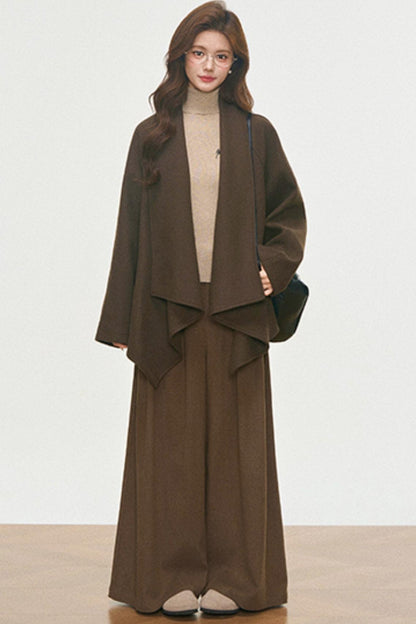 Wool Coat and Turtleneck Set-Up