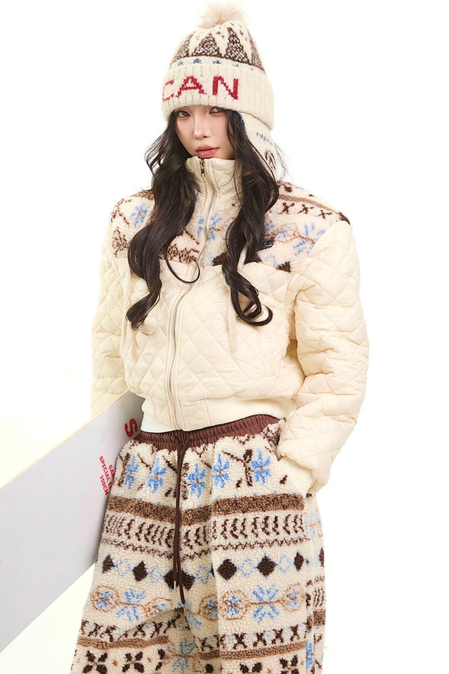 Retro Fair Isle Wool Hat