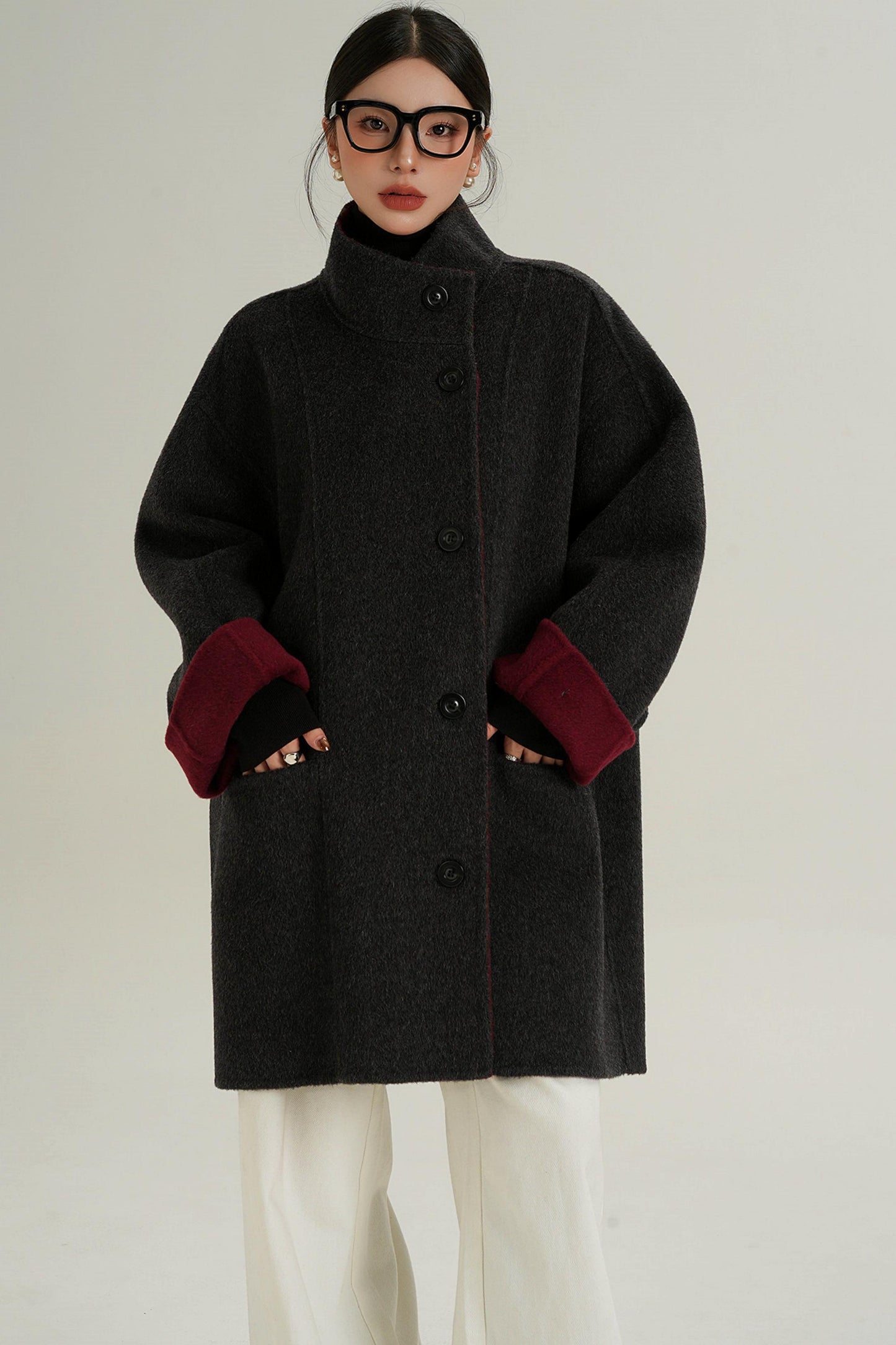 High-End Double-Sided Mid-Length Coat