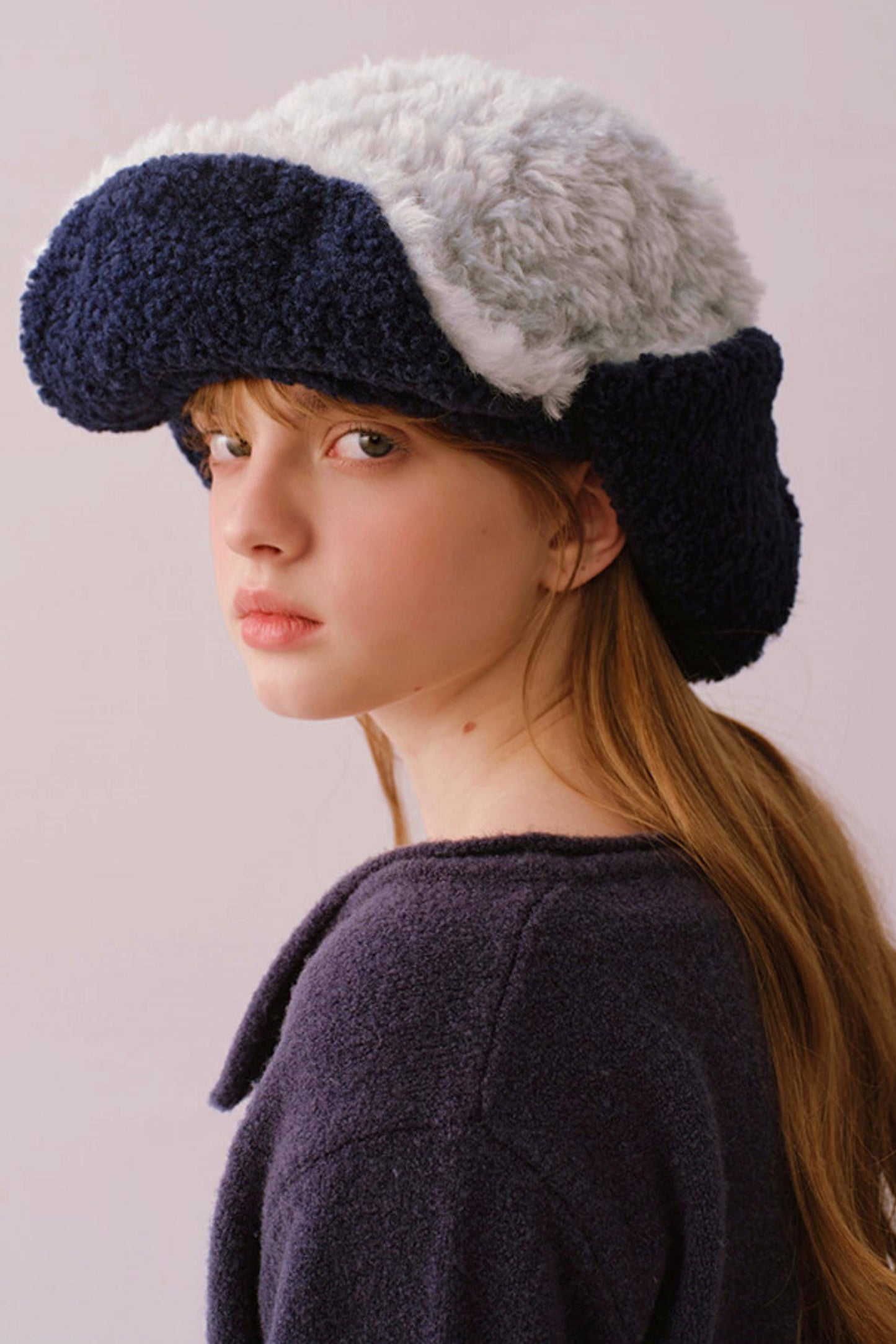 Reversible Plush Lei Feng Hat