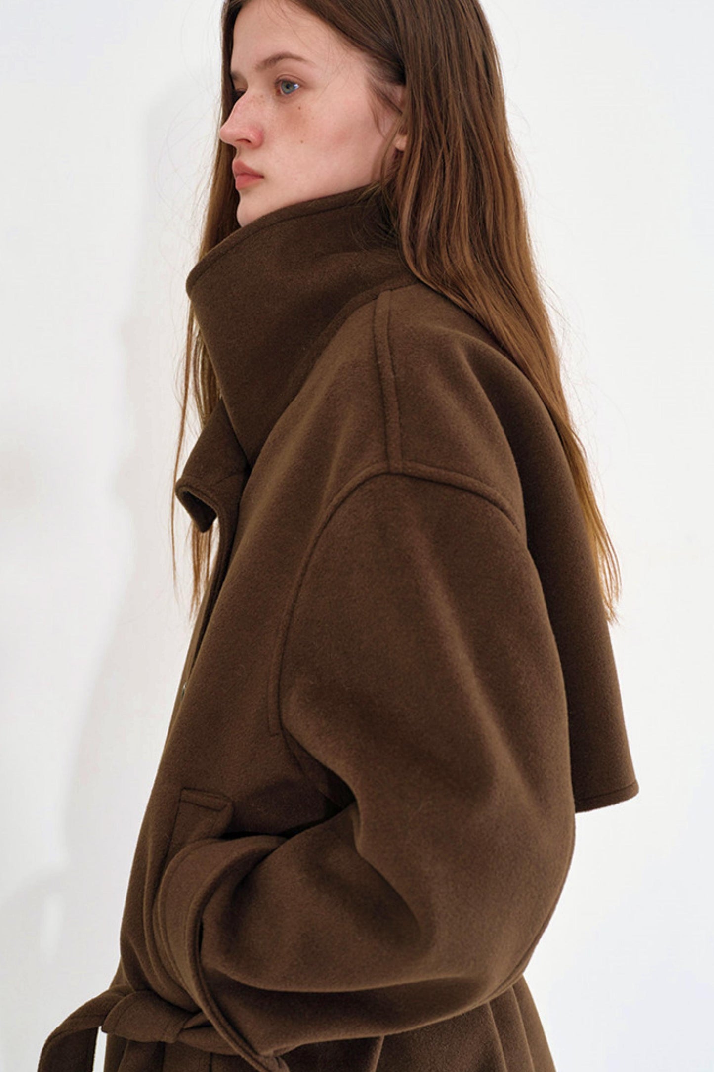 Retro Double-Breasted Wool Coat