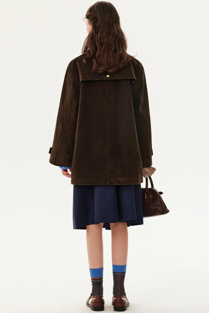 Retro Slimming Suede Jacket