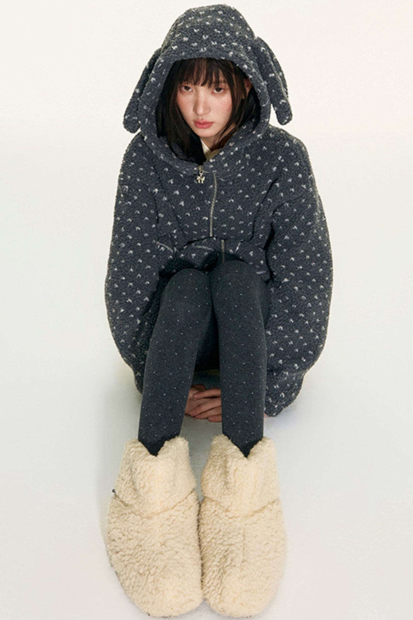 Rabbit Polka Dot Lambswool Jacket