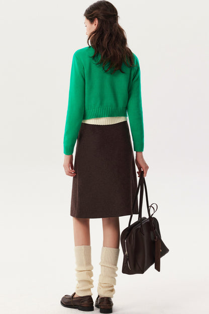 Woven Texture Knit Cardigan