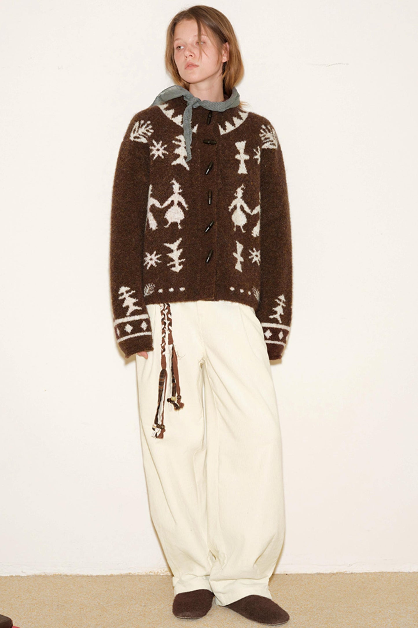 Romantic Mohair Cardigan Sweater