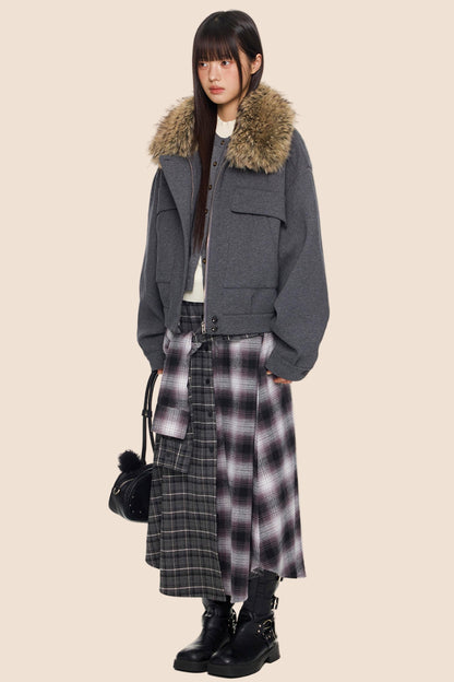 Fur Collar Cotton Jacket